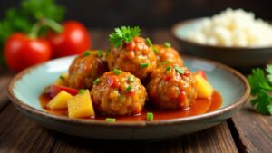 Sweet and Sour Meatballs