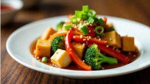 Szechuan Tofu Stir fry