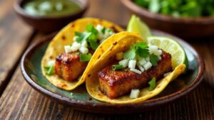 Tacos de Chicharrón (Pork Tacos)