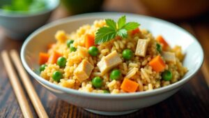 Taiwanese Fried Rice (Taiwanesischer gebratener Reis)