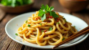 Taiwanese Garlic Noodles (Knoblauchnudeln)