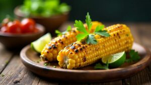 Taiwanese Grilled Corn - Gegrillter Mais Taiwan-Art