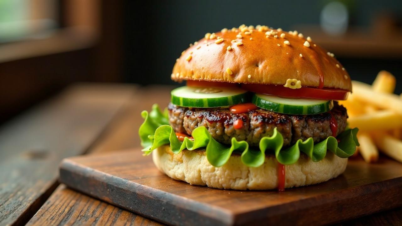 Taiwanese Hamburger - Rindfleisch-Burger