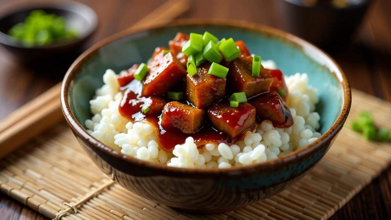 Taiwanese Pork Belly Rice (Schweinebauch-Reis)