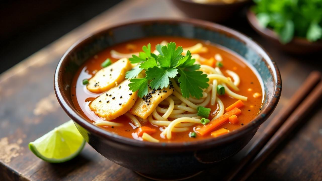 Taiwanese Spicy Noodle Soup (Scharfe Nudelsuppe)