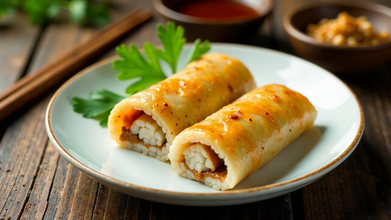 Taiwanese Sticky Rice Rolls (Klebreisrollen)