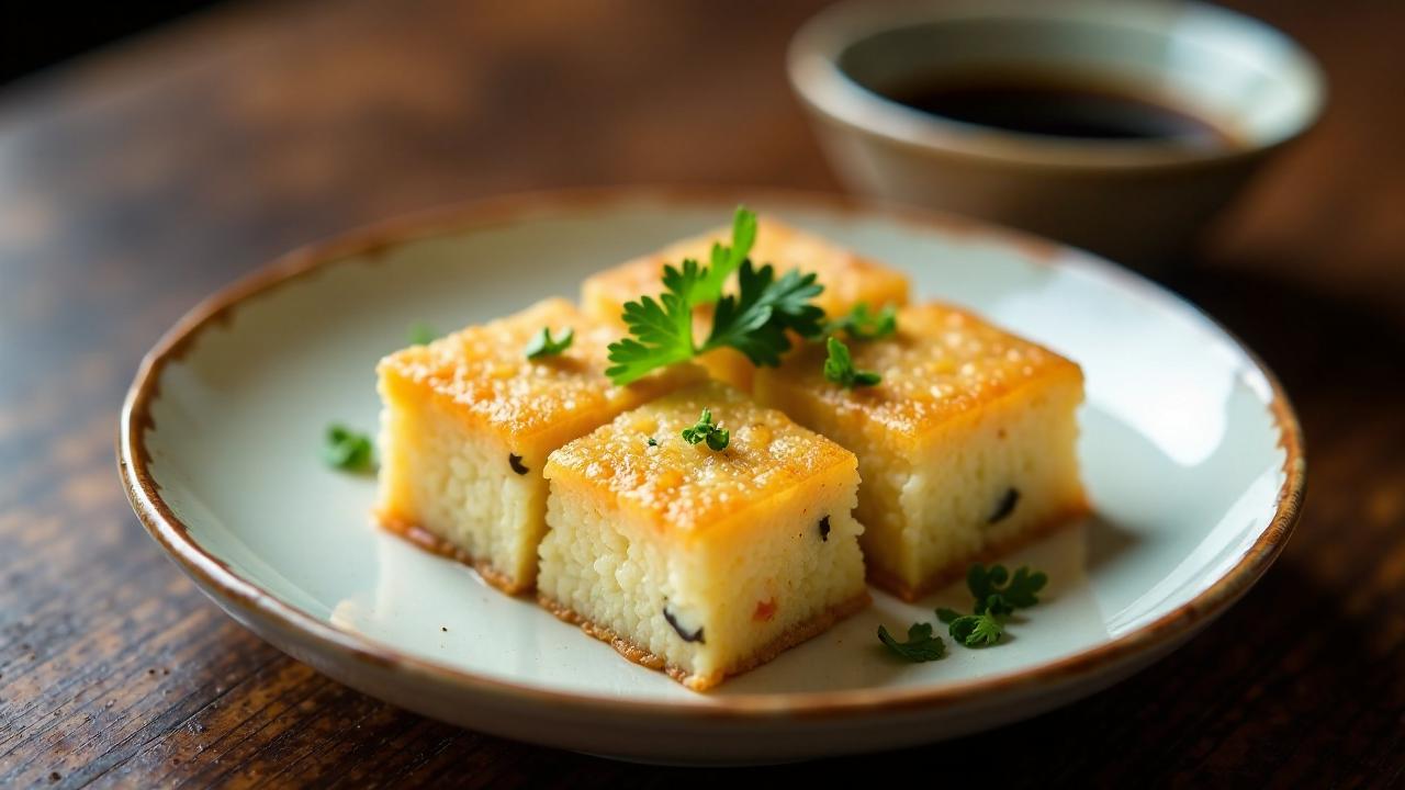 Taiwanese Turnip Cake (Rettichkuchen)