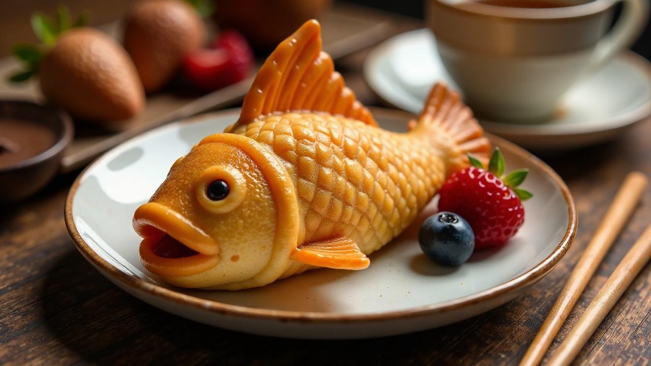 Taiyaki: Fischförmige Teigtaschen