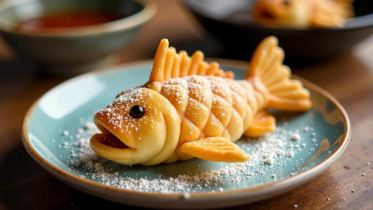 Taiyaki: Fischförmige Waffeln