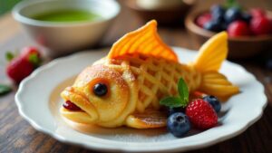 Taiyaki – Japanische Fischförmige Waffel