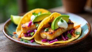 Tamure Fish Tacos - Tacos mit neuseeländischem Snapper