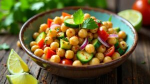 Tanzanian Chickpea Salad - Kichererbesalat