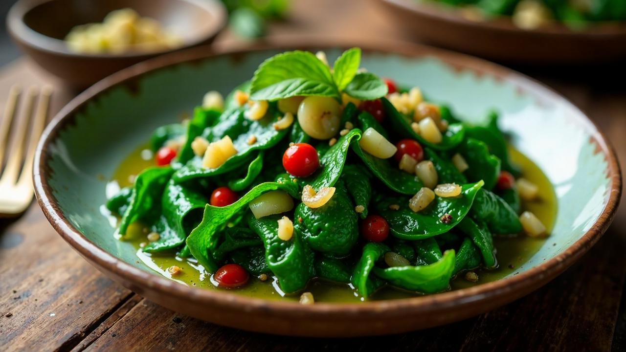 Tanzanian Collard Greens - Kollard-Grünkohl