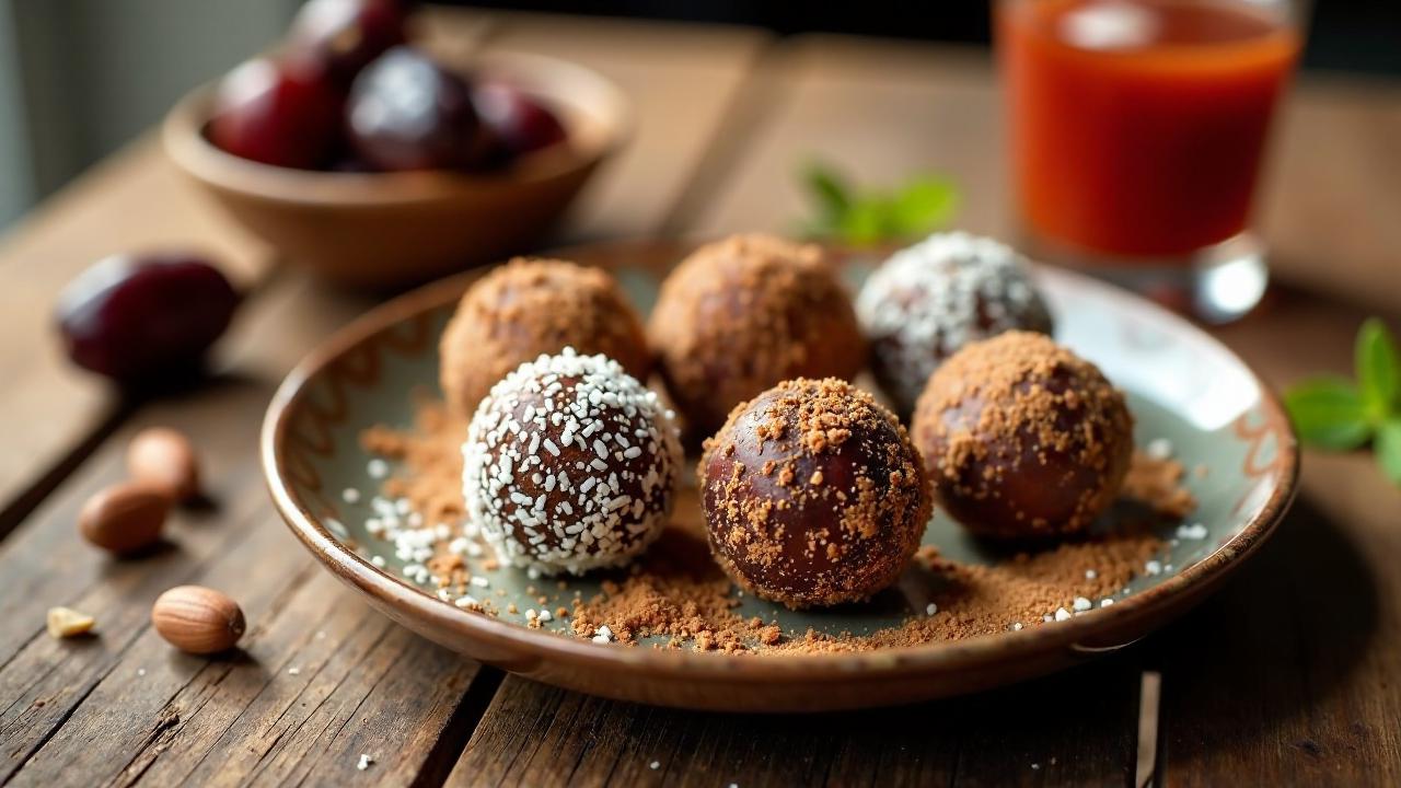 Tanzanian Date Balls - Dattelball