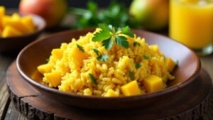 Tanzanian Mango Rice - Mangoreis