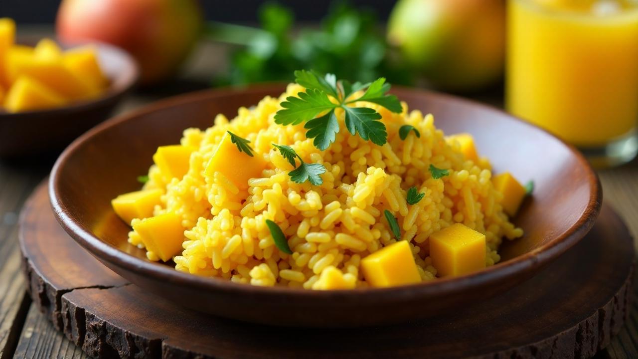 Tanzanian Mango Rice - Mangoreis