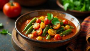 Tanzanian Okra Stew - Okraeintopf