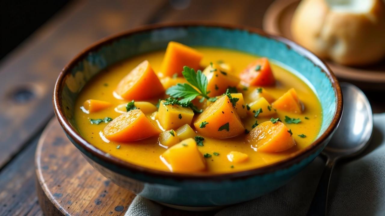 Tanzanian Pumpkin Stew - Kürbiseintopf