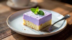 Taro-Blechkuchen