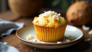 Taro-Muffins mit Kokos