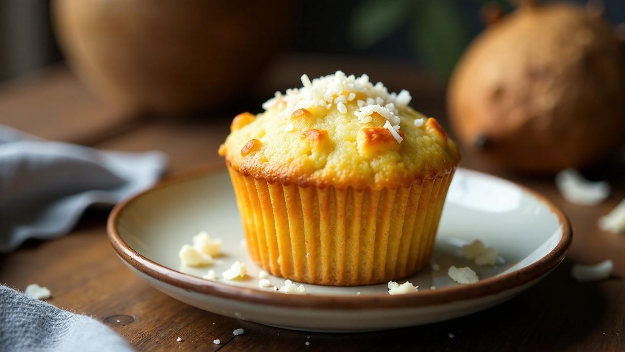 Taro-Muffins mit Kokos