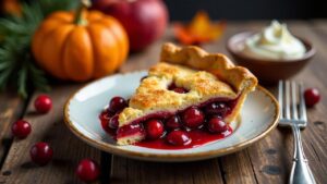 Tarte aux Atocas (Cranberry Pie)