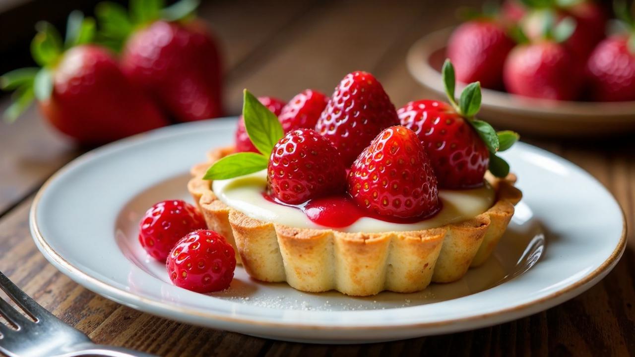 Tarte aux Fraises: Erdbeertarte