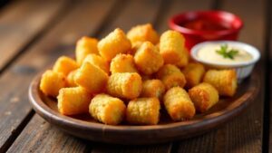 Tater Tots – Knusprige Kartoffelbissen.