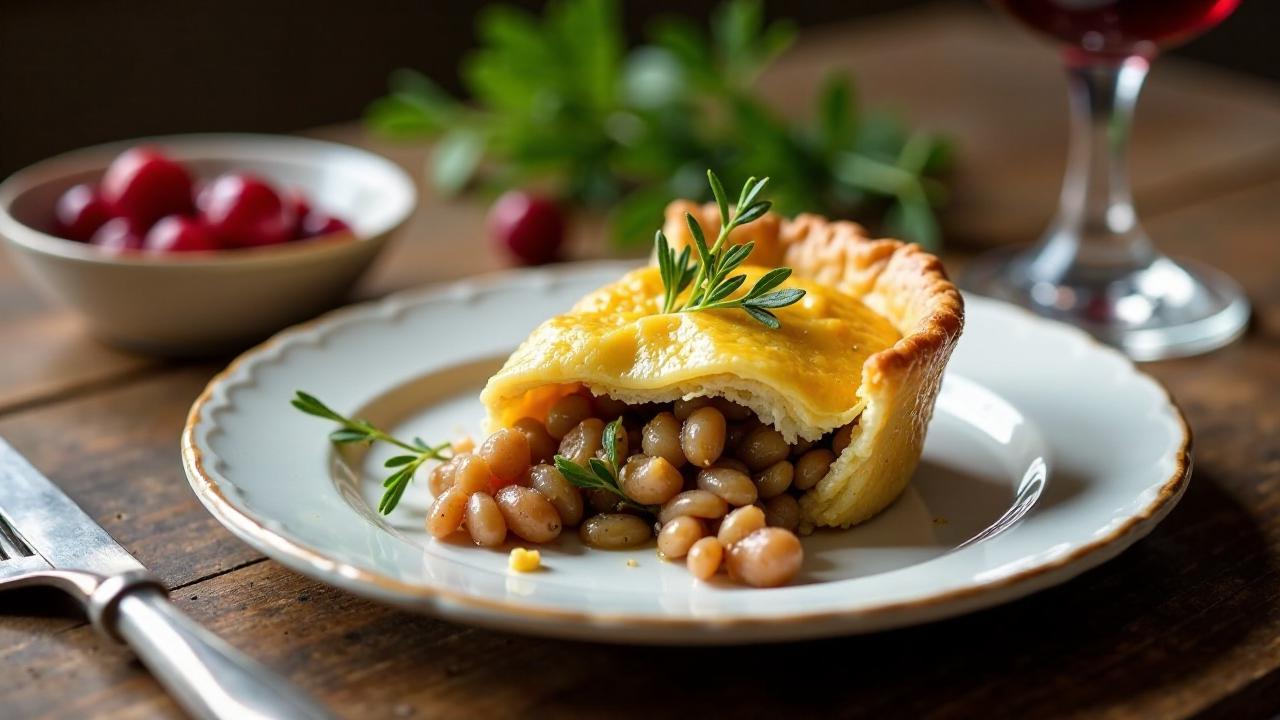 Taubenpastete mit Preiselbeeren