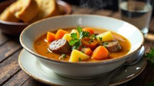 Teleća Čorba (Kalbfleischsuppe)