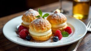 Tequila-Profiteroles