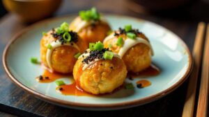 Teriyaki Chicken Takoyaki