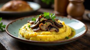 Tessiner Polenta mit Pilzen