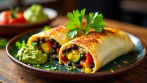 **Tex-Mex Veggie-Burritos**