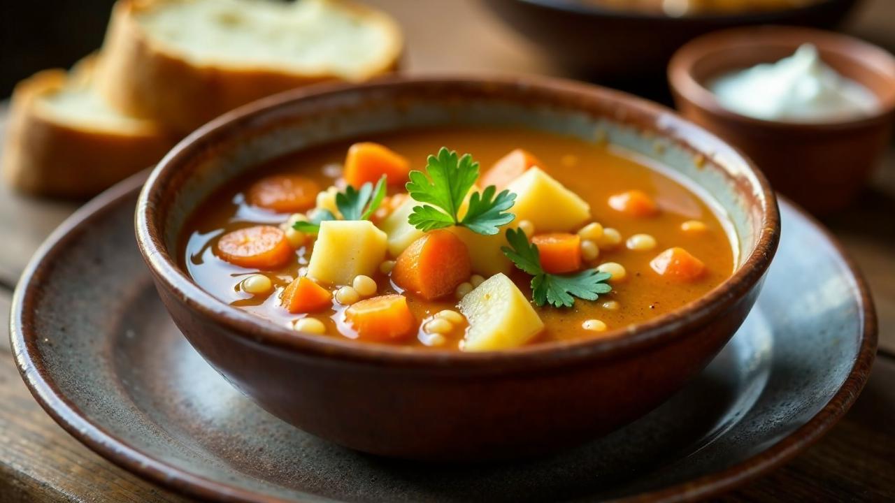 Thüringer Große Graupensuppe