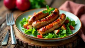 Thüringer Rostbratwurst im Apfelwirring