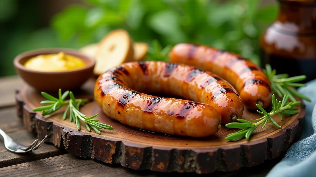 Thüringer Rostbratwurst im Kräuter-Potpourri