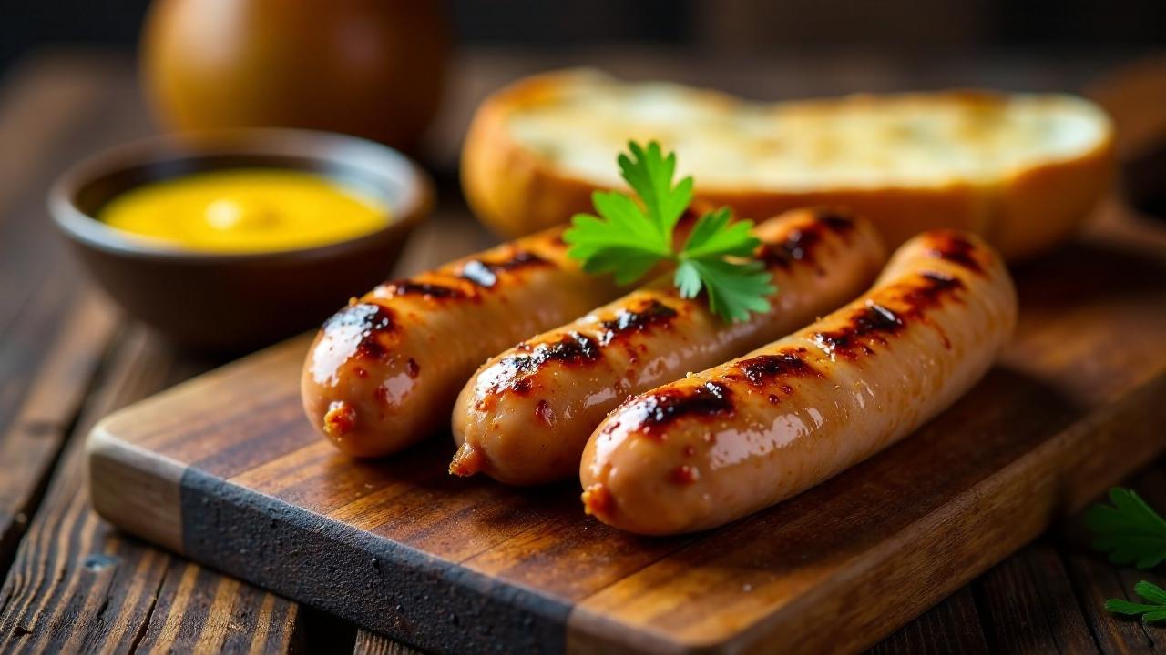 Thüringer Rostbratwurst in Bierkräutermarinade