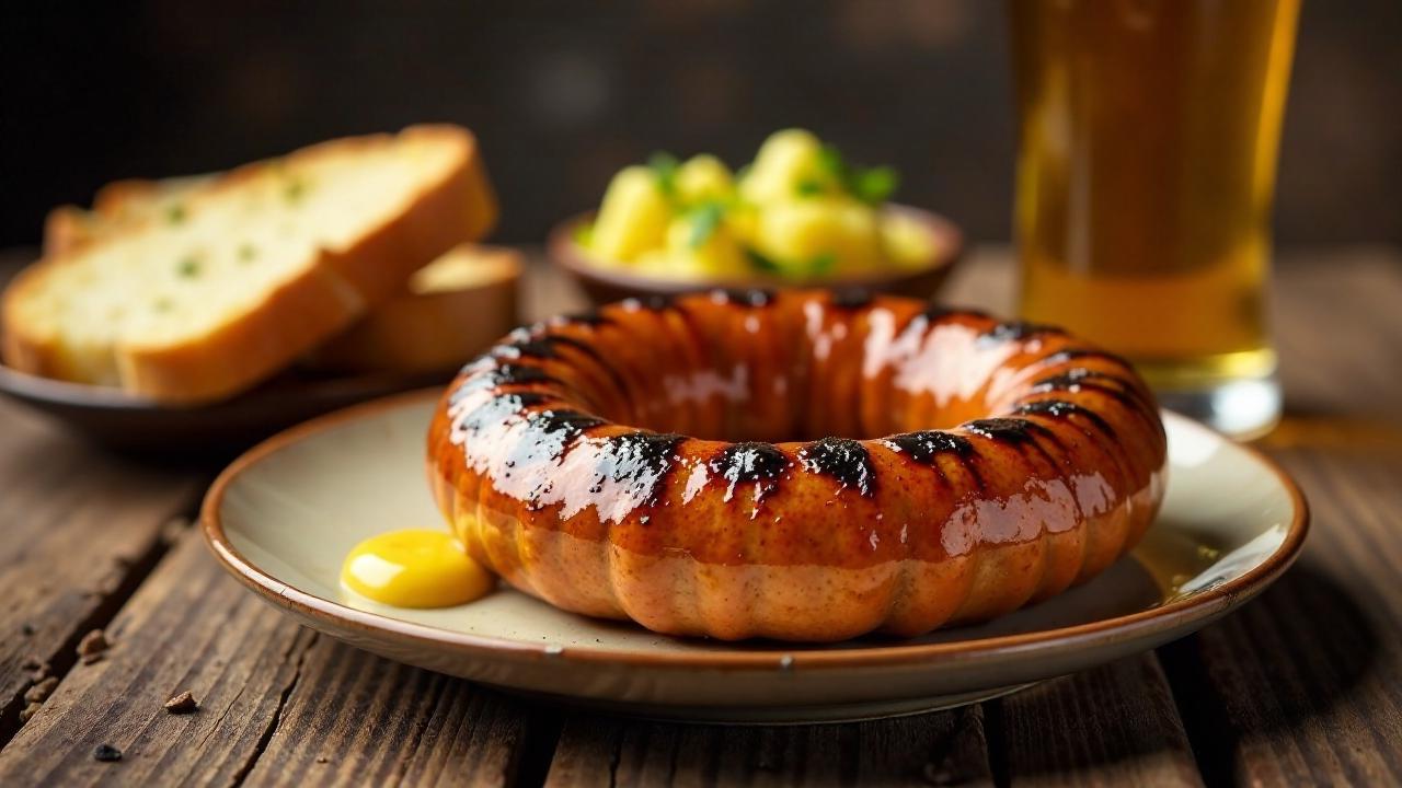 Thüringer Rostbratwurst mit Majoran und Kümmel