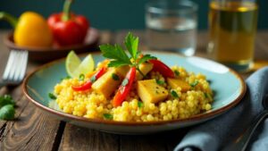 Thunfisch-Curry mit süßem Paprika