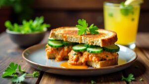 Thunfisch-Harissa-Sandwich