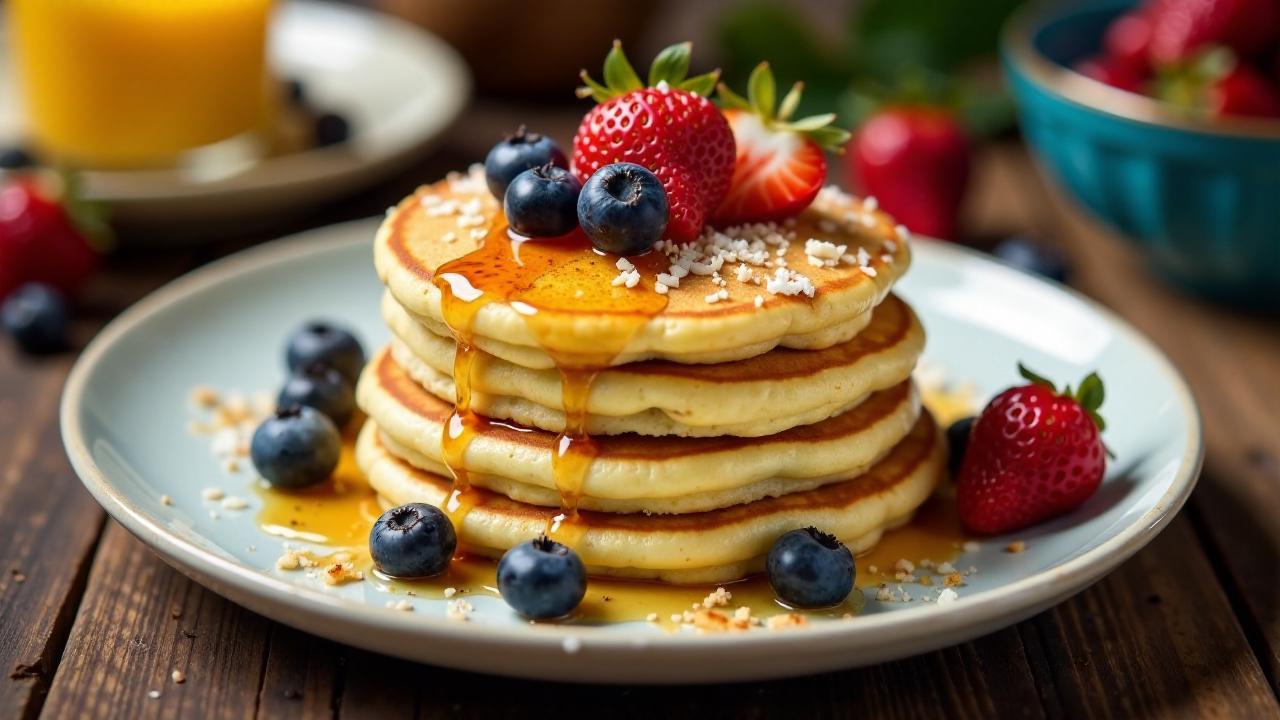 **Toasted Coconut Pancakes**