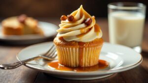 Toffee-Nuss-Cupcakes