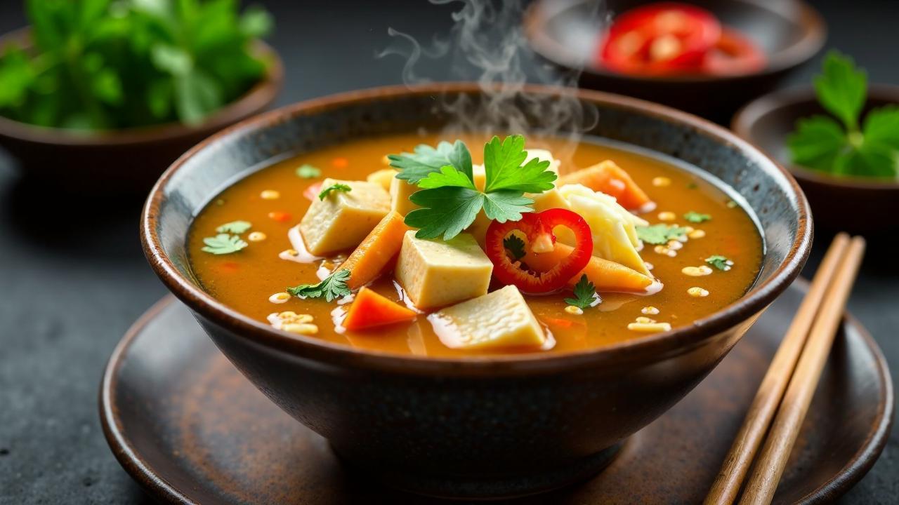 Tofu-Drachen-Augen-Suppe