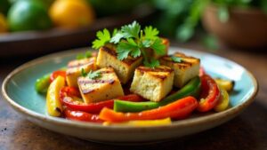 Tofu Grillé Polynésien (Gegrillter polynesischer Tofu)