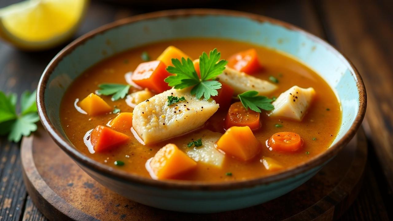 Togolesischer Fischsuppe