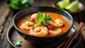 Tom Yum Goong (Scharfe Garnelensuppe)