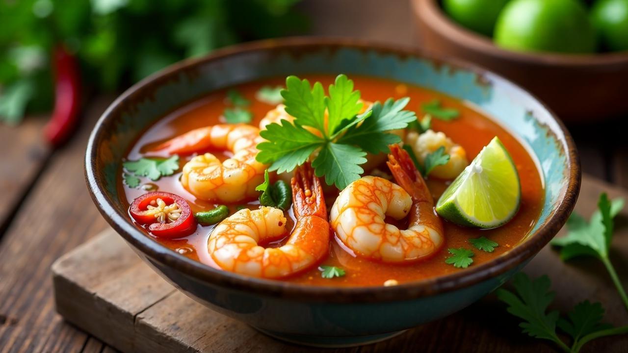 Tom Yum Gung (Scharfe Garnelensuppe)