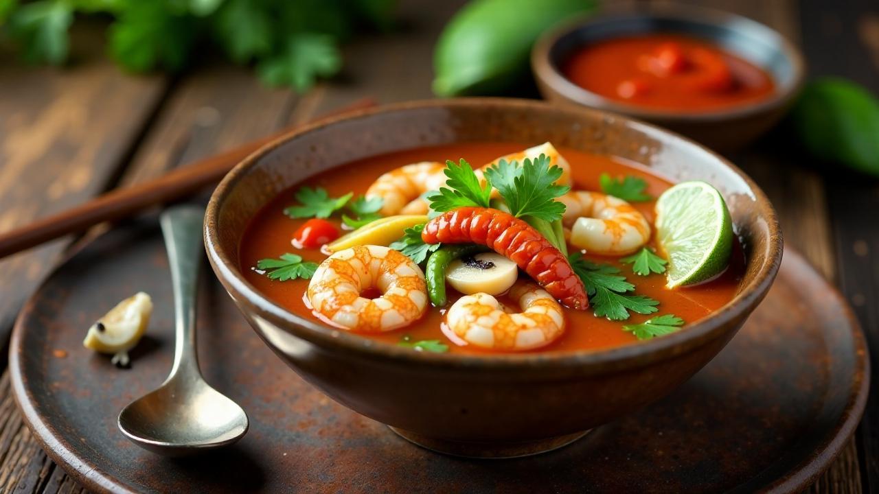 Tom Yum – Scharfe Garnelensuppe