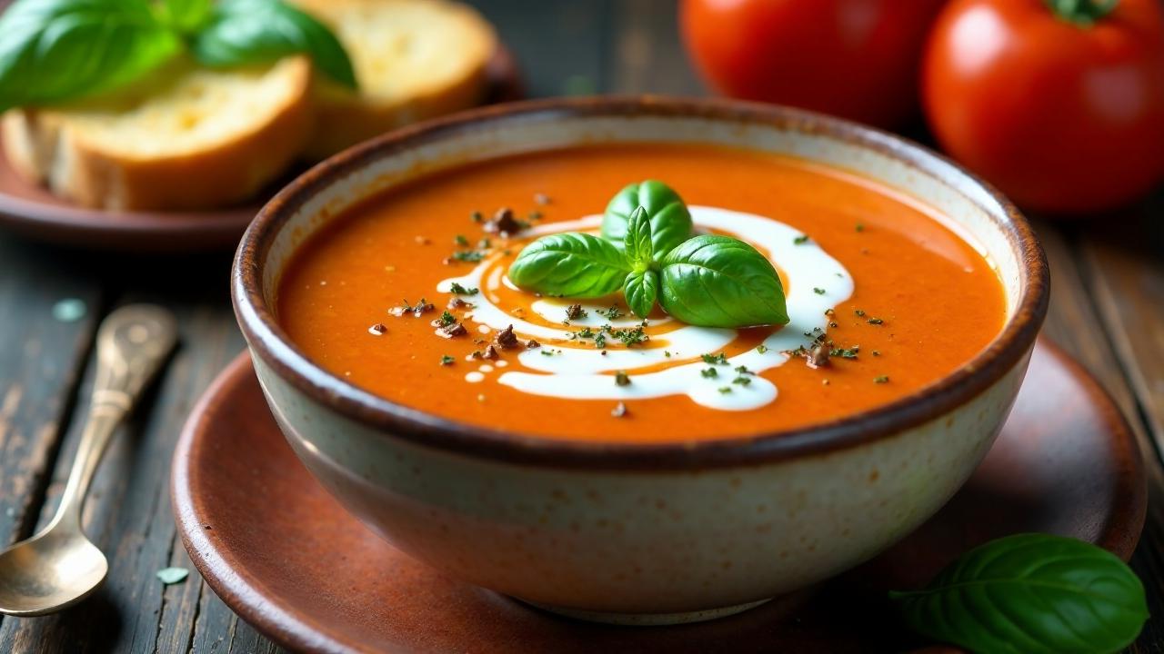 Tomaten-Kokos-Suppe